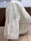 Kolam - Off-White Embroidery Blouse