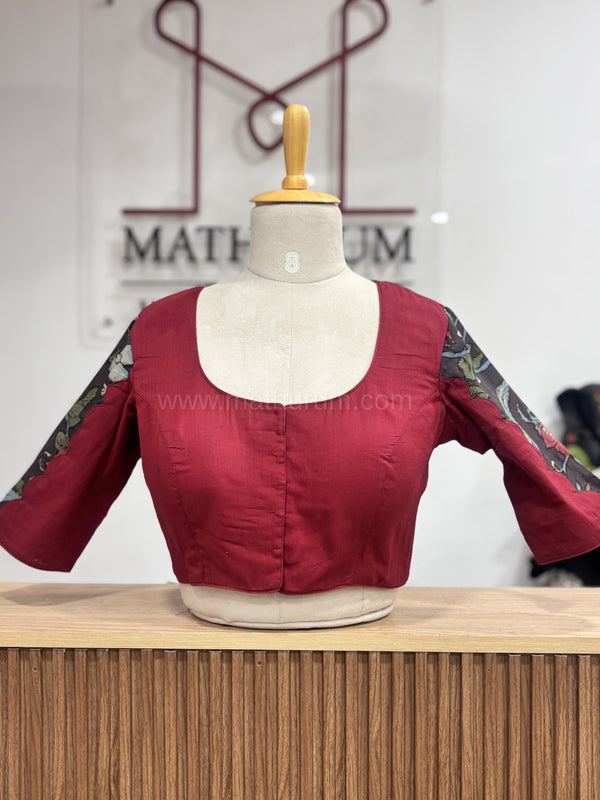 Aadya- Maroon Blouse