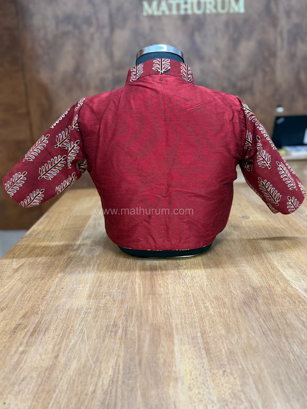 Tara - Maroon Blouse