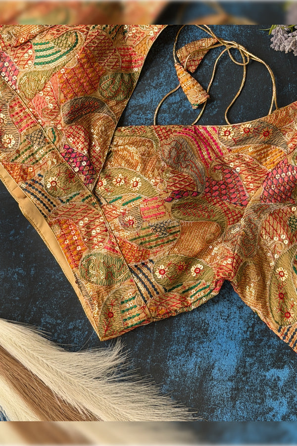 Aradhya- Beige Blouse