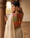 Meenakari- Multicolour Pastel Blouse (Attachable Sleeves)