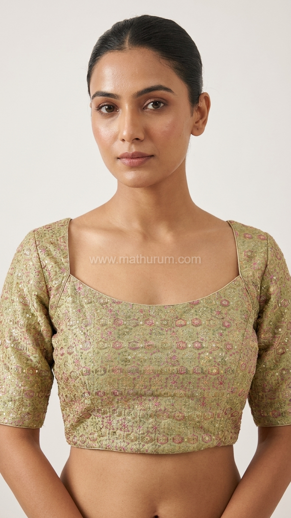 Twinkle- Sage Green Blouse