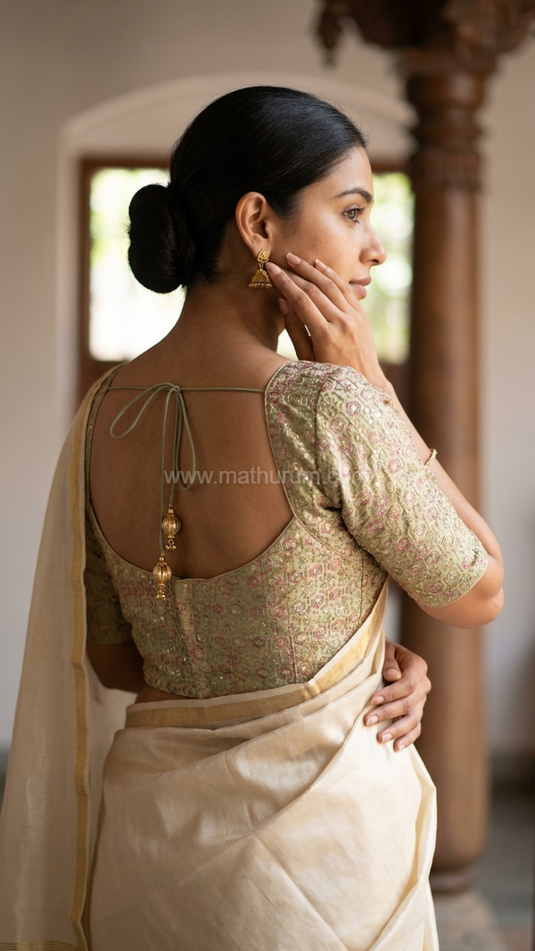 Twinkle- Sage Green Blouse