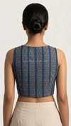 Kajal - Blue Sleeveless Blouse